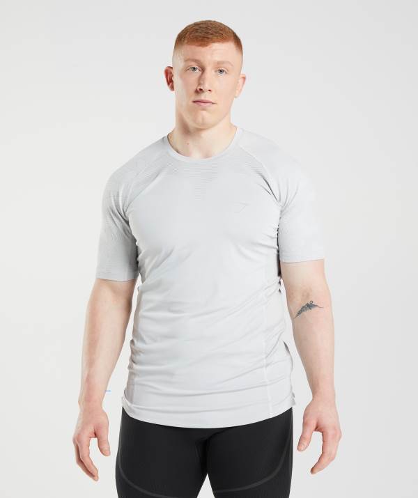 Panske Tricka Gymshark 315 Svetlo Siva | JG9126340